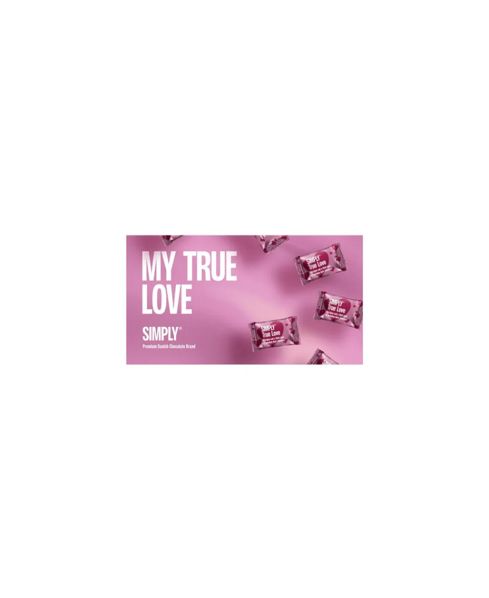 Simply Chocolate Simply® TRUE LOVE chokoladeæske (100g) Discount