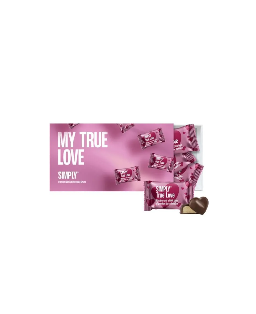 Simply Chocolate Simply® TRUE LOVE chokoladeæske (100g) Discount