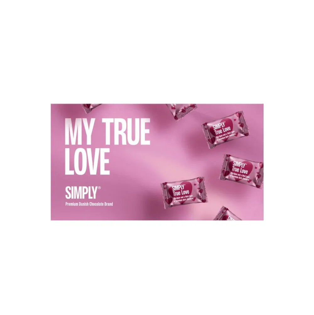 Simply Chocolate Simply® TRUE LOVE chokoladeæske (100g) Discount