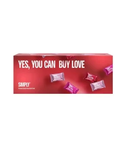 Simply® YES, YOU CAN BUY LOVE chokoladeæske (270g)>Simply Chocolate