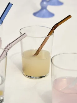 Hay Sip-Swirl Straw Set of 4-Opaque mix Clearance