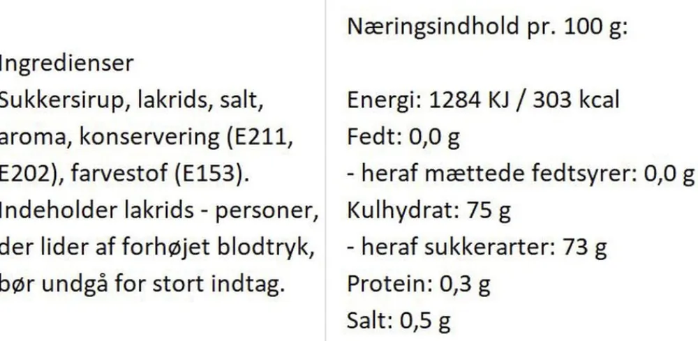 Sirup med smag af sød lakrids>SMAGFULD by Almuegaarden Hot