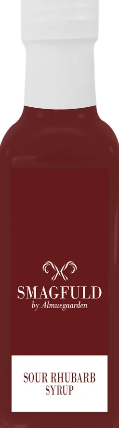 SMAGFULD by Almuegaarden Sirup med smag af syrlig rabarber