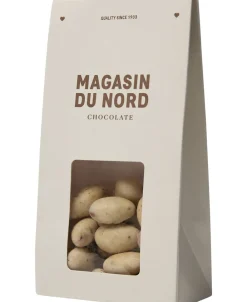 Magasin Chokolade Æske, Mandeldragé m/ hvid chokolade & lakridsgranulat 100 g