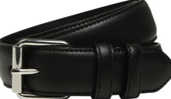Mads Nørgaard - Copenhagen Skin Stitch Bowie Belt Sort Hot