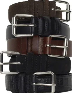 Mads Nørgaard - Copenhagen Skin Stitch Bowie Belt Sort Hot