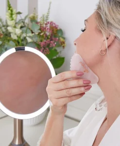 SKINcrystal Rosenkvarts Alt-i-et krystalsæt><noscript><img width=