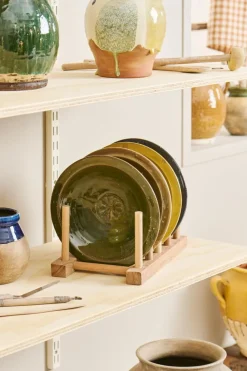 Ib Laursen Skål m/blomst grøn rustik Avignon Clearance