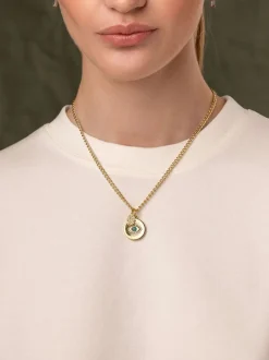 Nialaya Skyfall Evil Eye and Hamsa Hand Necklace Gold Online