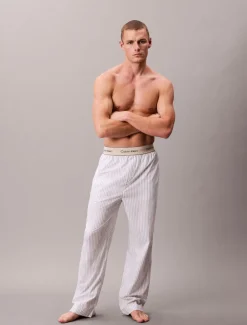 Calvin Klein SLEEP PANT 19471 trail stripe+classic white