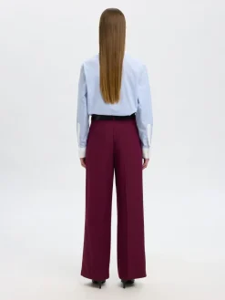 Dame Selected SLFILINA RELAXED CONTRAST LS SHIRT