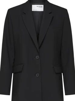 SLFRITA CLASSIC BLAZER BLACK B NOOS>Selected Discount