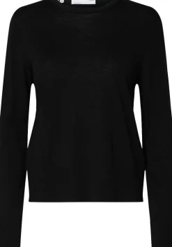 SLFTHEA LS KNIT MERINO O-NECK NOOS>Selected Clearance