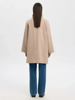 Dame Selected SLFVINNI WOOL BLEND COAT NOOS