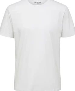 Selected SLHASPEN SS O-NECK TEE NOOS Hvid Best