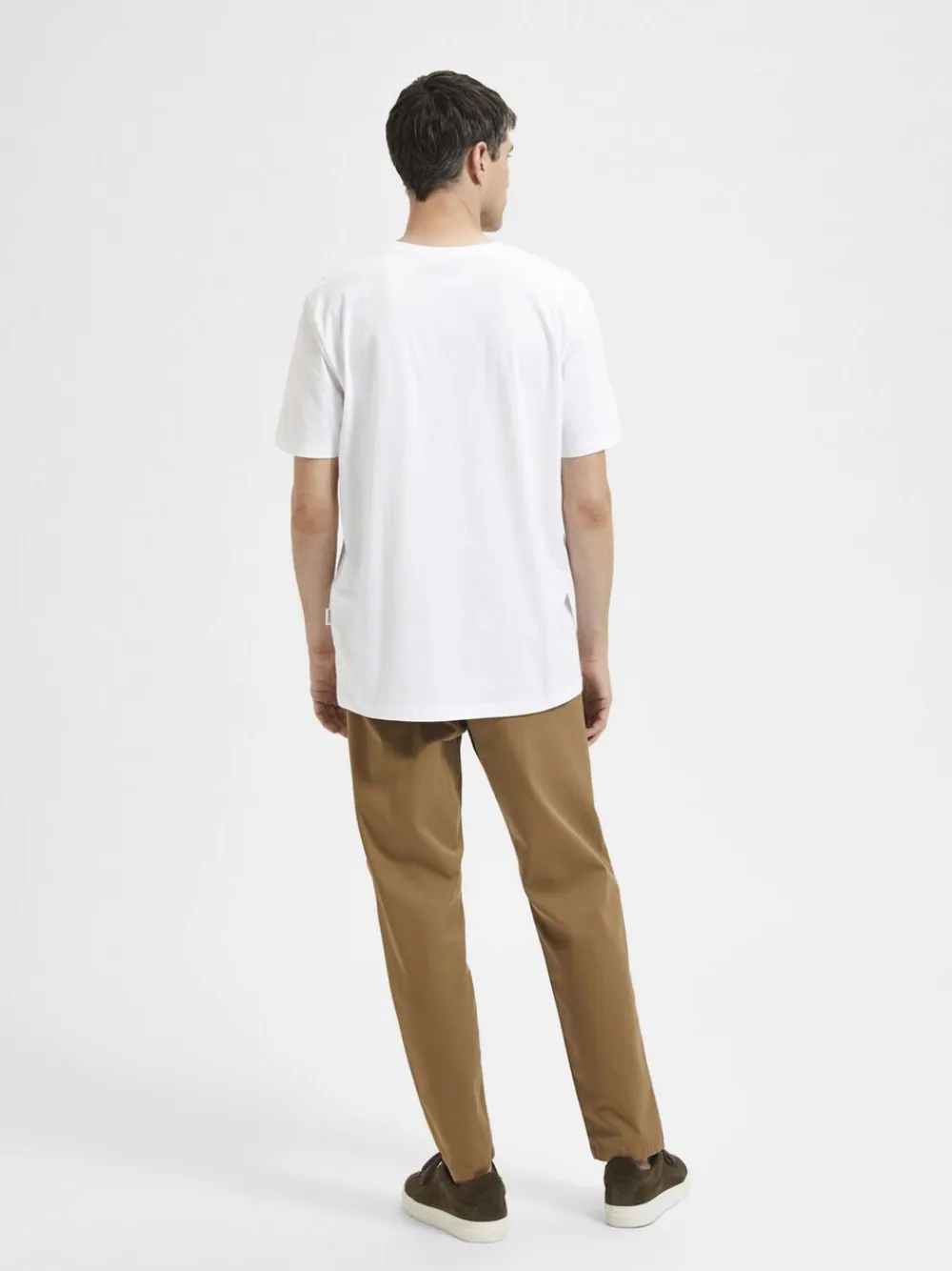 Selected SLHASPEN SS O-NECK TEE NOOS Hvid Best