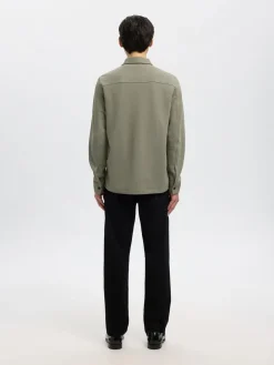 Selected SLHJACKIE SWEAT JACKET NOOS Vetiver Discount