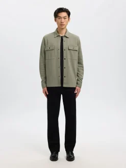 Selected SLHJACKIE SWEAT JACKET NOOS Vetiver Discount