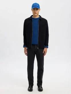 Selected SLHJACKIE SWEAT ZIP JACKET NOOS Sort