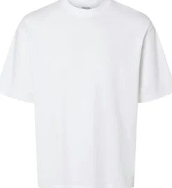 SLHLOOSEOSCAR SS O-NECK TEE NOOS>Selected Clearance