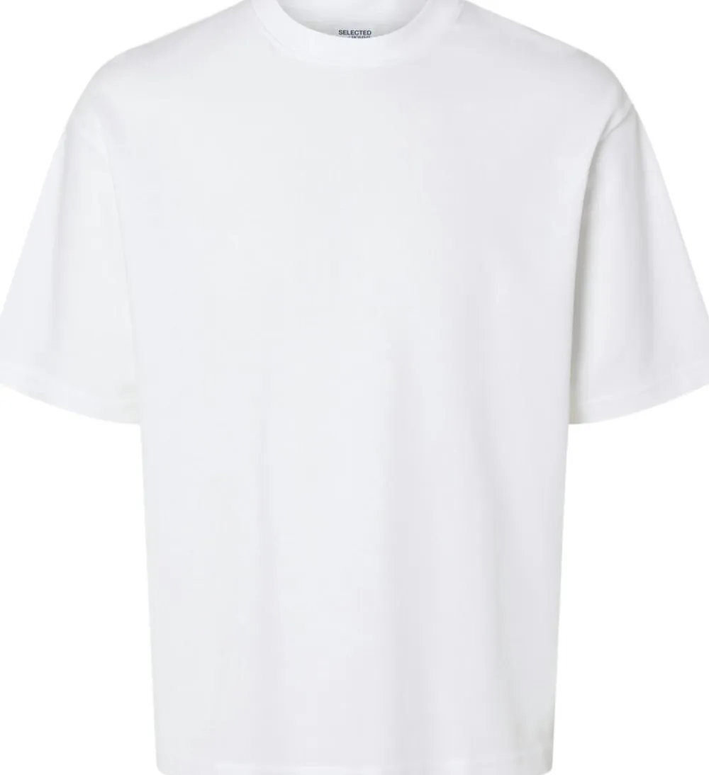 SLHLOOSEOSCAR SS O-NECK TEE NOOS>Selected Clearance