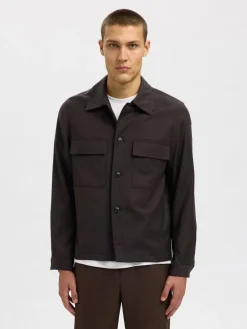 SLHREG-JUDE WOOL BLEND HYBRID BLZ><noscript><img width=