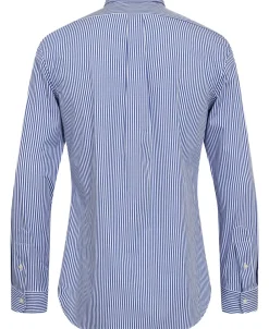 Polo Ralph Lauren Slim Fit Striped Stretch Poplin Shirt Blue/white bengal stripe Clearance