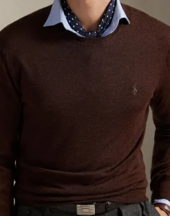 Polo Ralph Lauren Slim Fit Washable Wool Crewneck Sweater