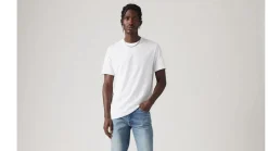 Levi's SLIM 2PK CREWNECK 1 TWOPACK TE Hvid Sale