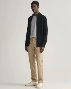 Gant SLIM TWILL CHINOS Dark khaki Discount