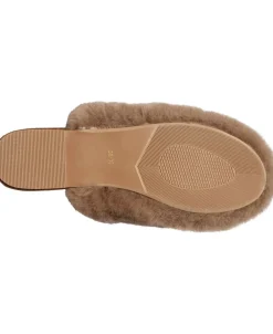 Magasin du Nord Collection Slipper in Real sheepskin - Brown Hot