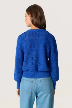 Soaked in Luxury SLRava Rinna Cardigan Beaucoup blue New