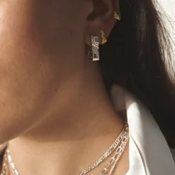 Dame Camille Brinch Jewellery Small Blurry Layers Earrings