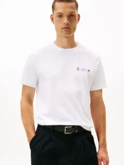 Tommy Hilfiger SMALL CREST OUTLINE TEE White Online