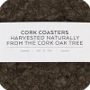 LIGA Smoked Cork Firkantet Glasbrik Sæt