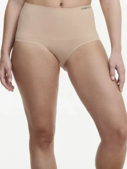 Chantelle Smooth Comfort Sculpting high-waisted full brief Sand Best