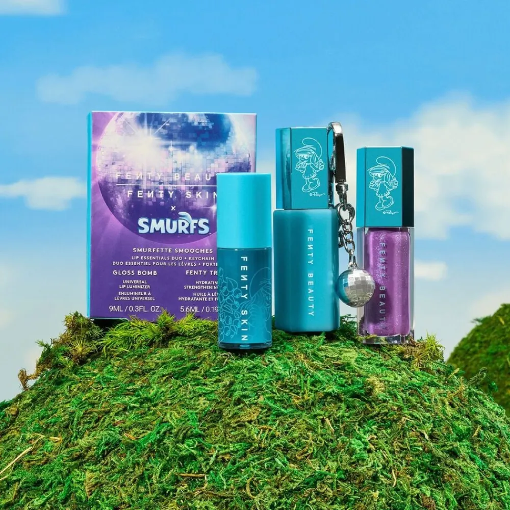 Fenty Beauty by Rihanna Smurfette Smooches - Uundværlig duo til læberne + nøglering Best