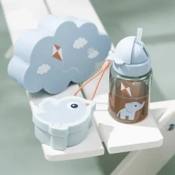 Done by Deer Snack & madkasse m/drikkedunk Playground Blå Hot