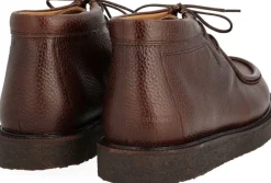 ANGULUS Snøresko med dekorativ rand 2505 dark brown Hot