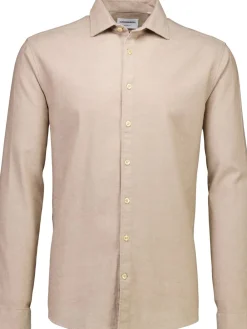 Lindbergh Soft indigo stretch shirt L/S