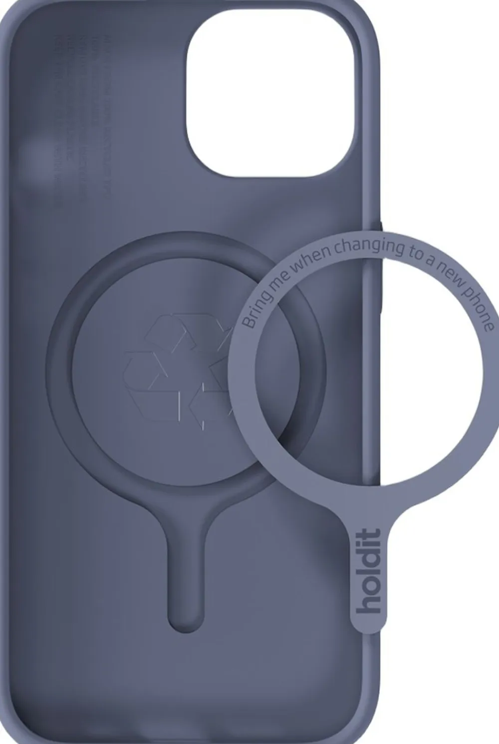 HoldIt Soft Magsafe Case iPhone 15/14/13 Pacific Blue Blå