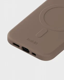HoldIt Soft Magsafe Case iPhone 15/14/13 Mocha Brown Brun Sale
