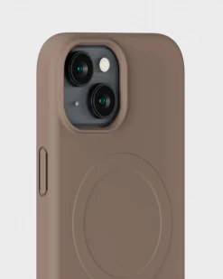 HoldIt Soft Magsafe Case iPhone 15/14/13 Mocha Brown Brun Sale