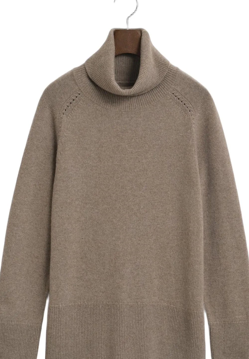Gant SOFT WOOL TURTLENECK Taupe beige Best