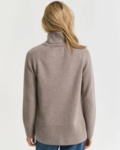 Gant SOFT WOOL TURTLENECK Taupe beige Best