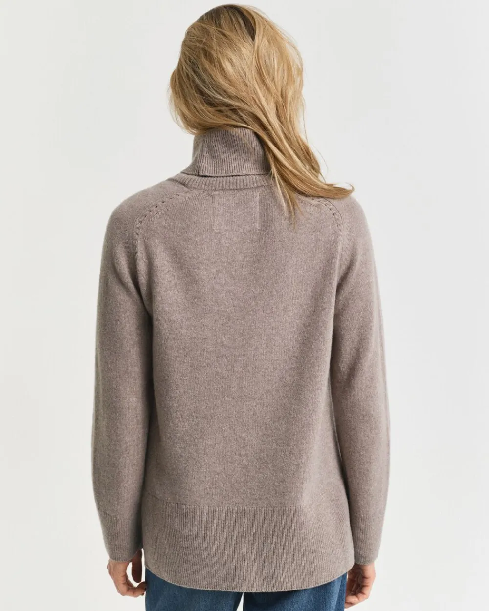 Gant SOFT WOOL TURTLENECK Taupe beige Best