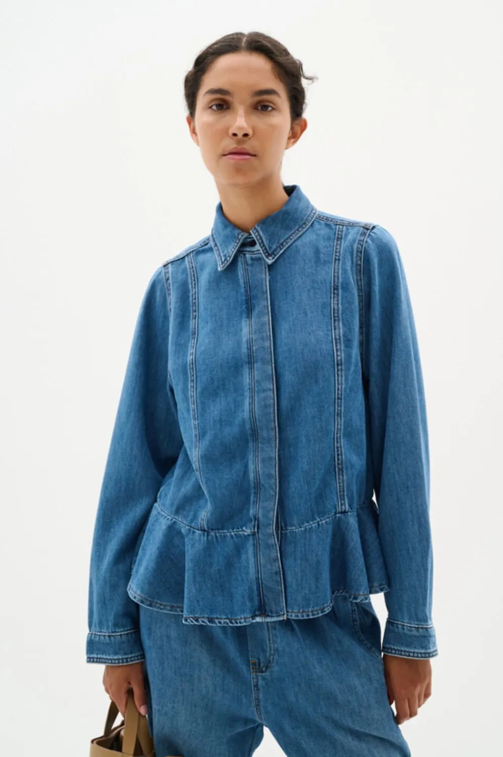 InWear SOPHINAIW SHIRT Washed denim Clearance