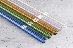 Zwilling Sorrento Sugerør i glas, farvet