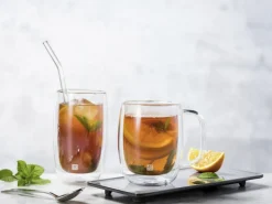 Zwilling Sorrento Sugerør med knæk i glas, klar