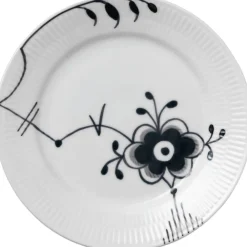 Royal Copenhagen Sort Mega Riflet 19 cm. tallerken Best